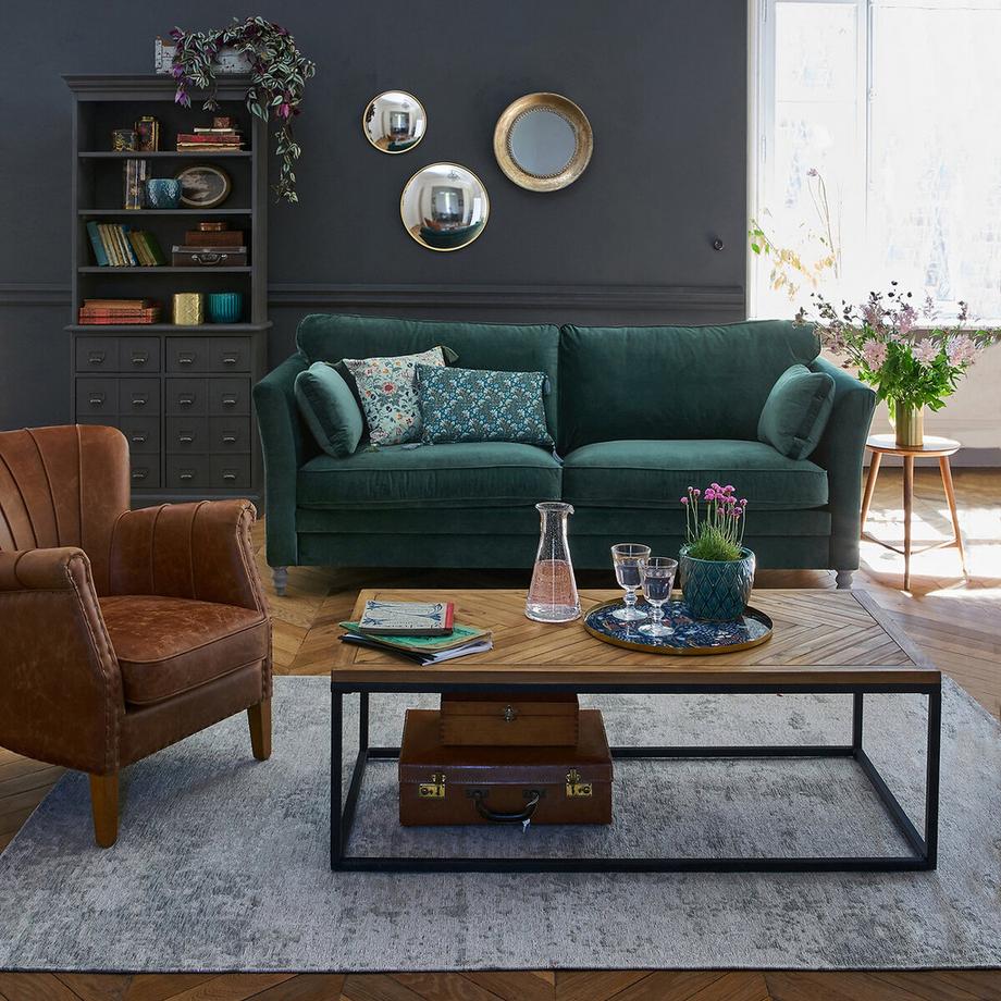 La Redoute Intérieurs Runder Spiegel Afsan aus massivem Mangoholz  