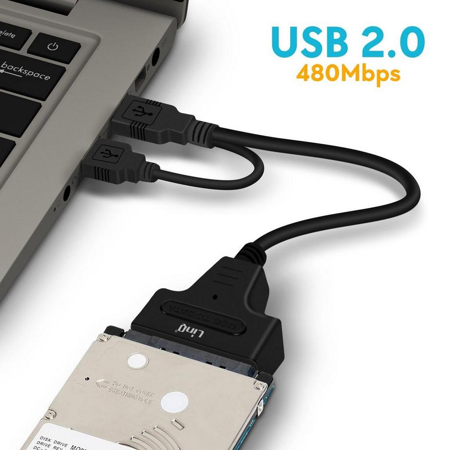 Avizar  Câble USB vers SATA / SSD 2.5'' LinQ 