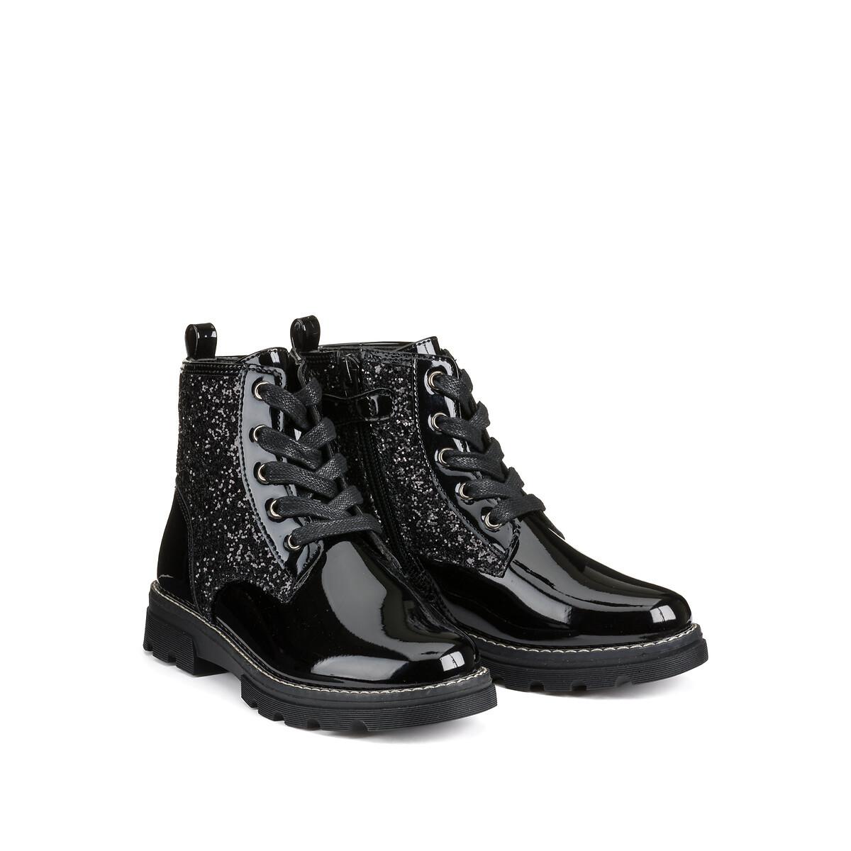 Image of Boots In Paillettenoptik Damen Schwarz 31
