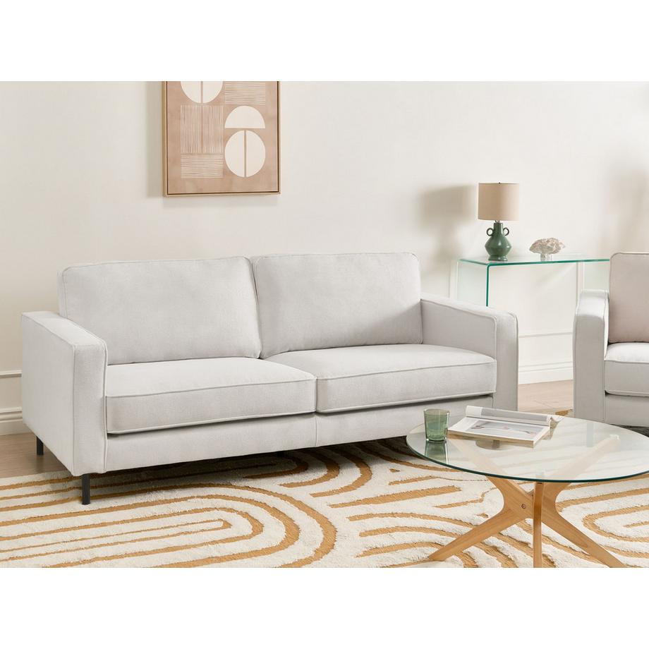 Beliani 3 Sitzer Sofa aus Stoff  SAVALEN  