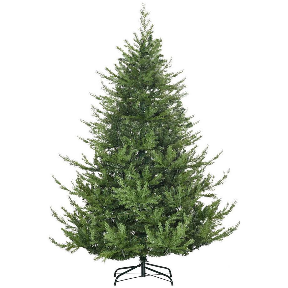 180 Cm Weihnachtsbaum Künstlich Naturgetreu Dichte Zweige Kunsttanne Tannenbaum Mit 1942 Astspitzen Grün