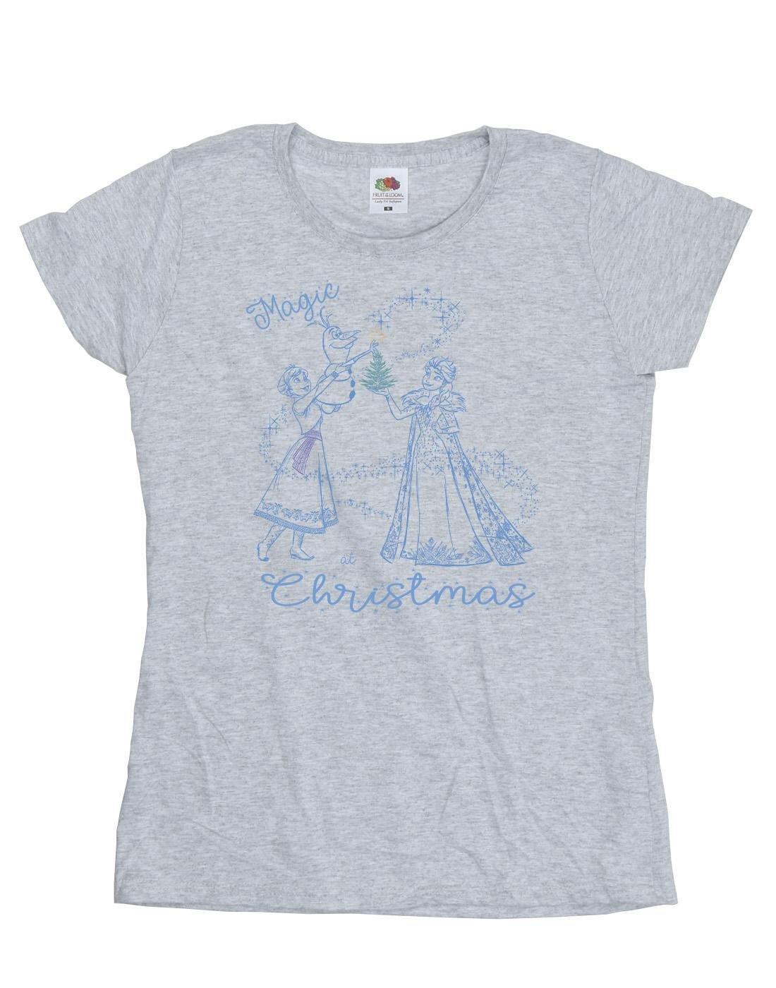 Image of Frozen Magic Christmas Tshirt Damen Grau L