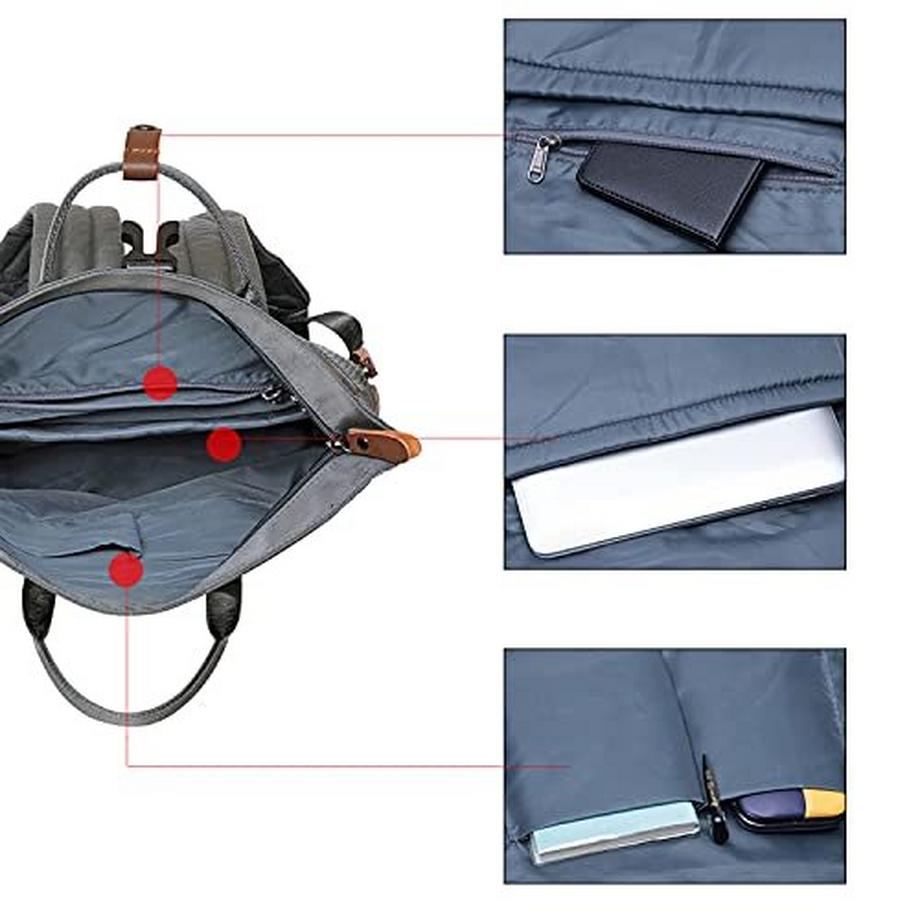 Only-bags.store Sac à dos Daypack avec compartiment pour ordinateur portable  