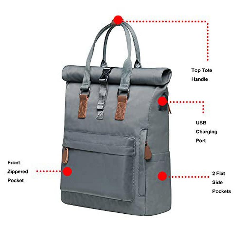 Only-bags.store Sac à dos Daypack avec compartiment pour ordinateur portable  