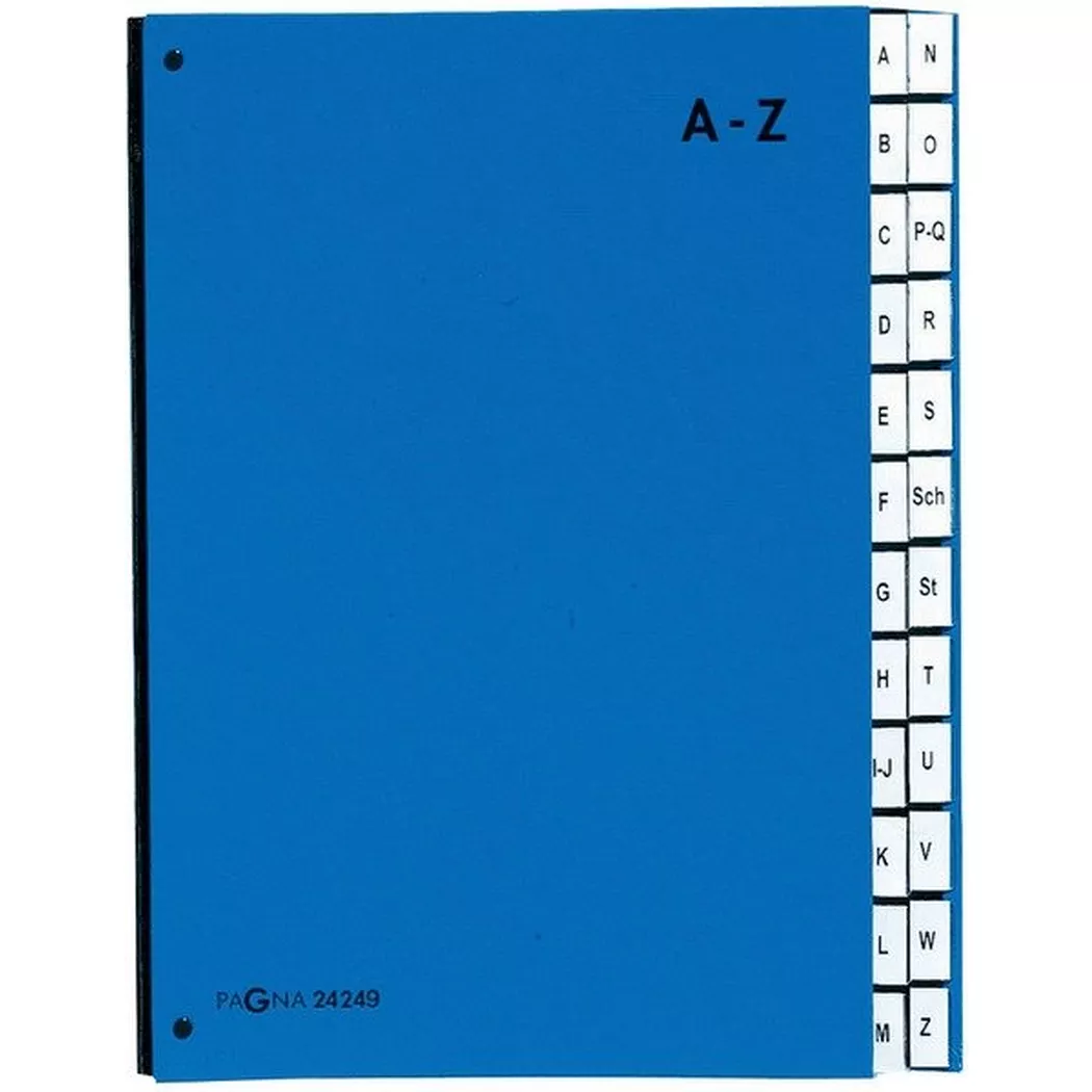 Pagna -  Pultordner Color A4 24249-02 blau, A-Z, 21cm