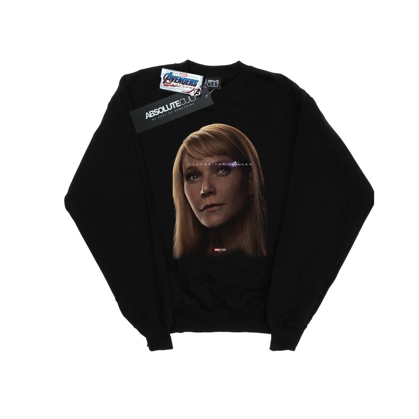 Image of Avengers Endgame Avenge The Fallen Pepper Potts Sweatshirt Jungen Schwarz 128