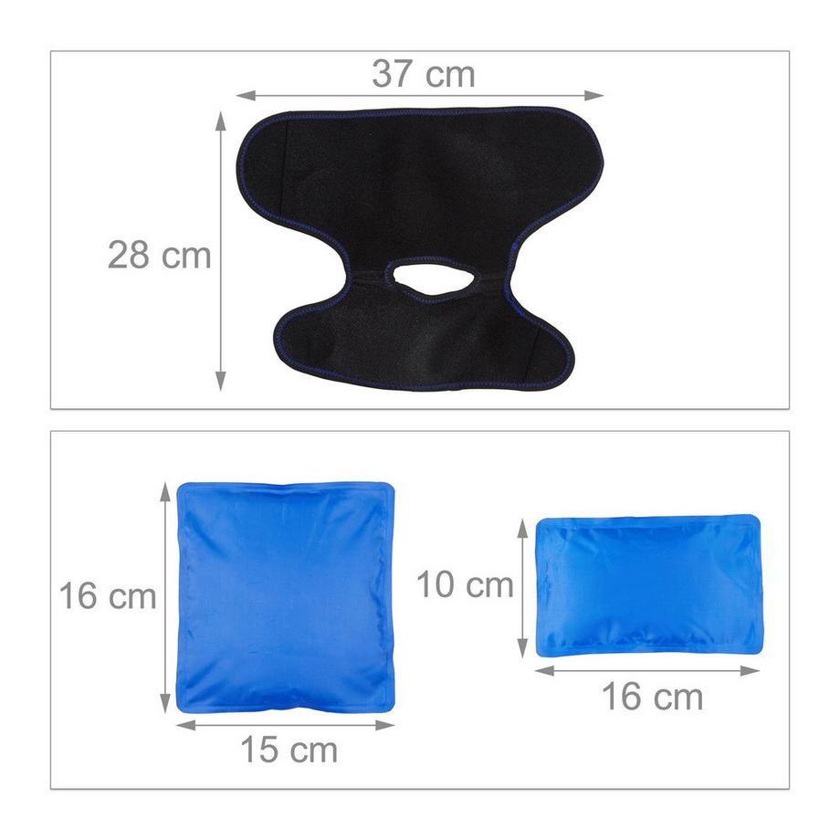 B2X Coussin rafraîchissant et chauffant avec protection de la cheville  