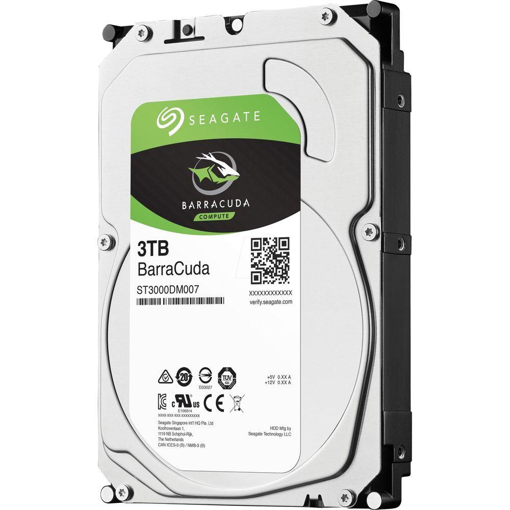 Seagate  Harddisk BarraCuda SATA 3.5 3 TB 