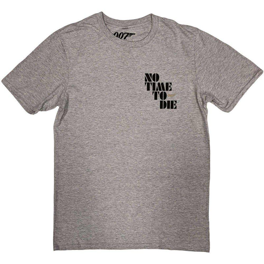 Image of No Time To Die Tshirt Logo Damen Grau L