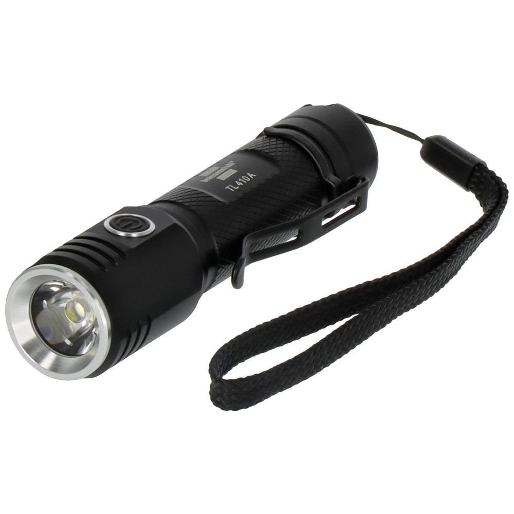 Image of Luxpremium Led-taschenlampe 400lm, Akku, Usb, Ip44 Unisex Schwarz 100mm