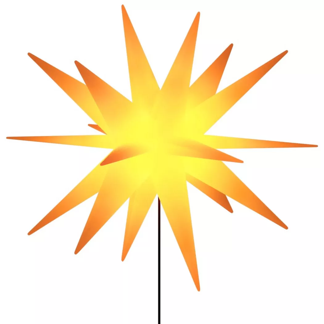 VidaXL - Lumière de noël, One Size, Jaune Bariolé