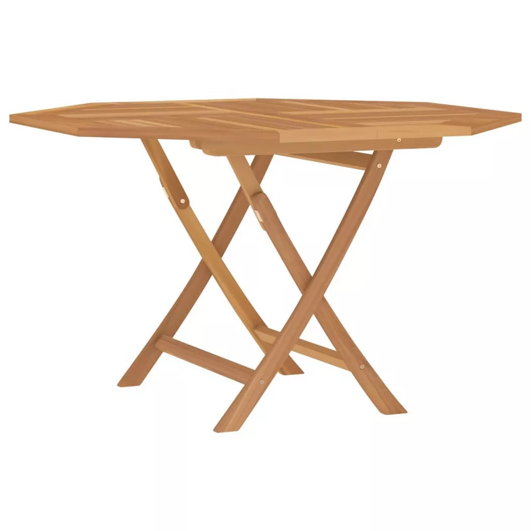 VidaXL - Table de jardin teck, One Size, Marron