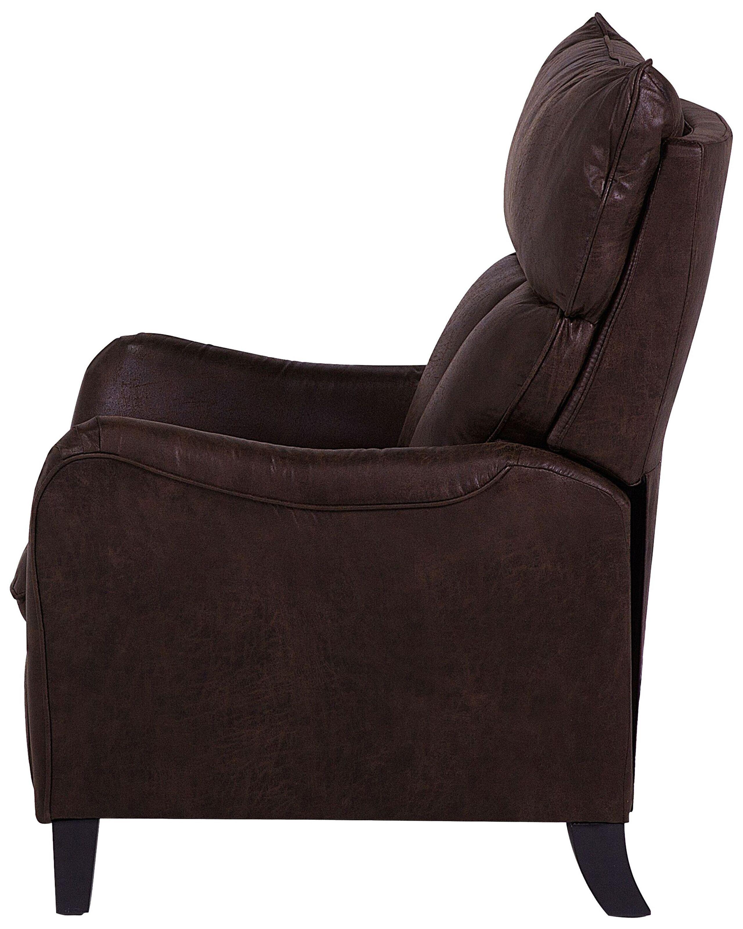 Beliani Fauteuil en Cuir PU Rétro ROYSTON  