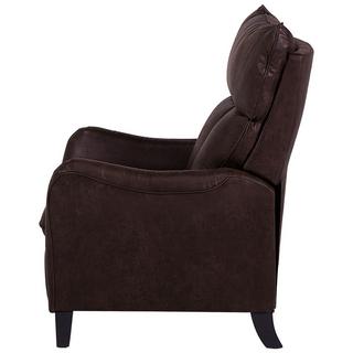 Beliani Fauteuil en Cuir PU Rétro ROYSTON  