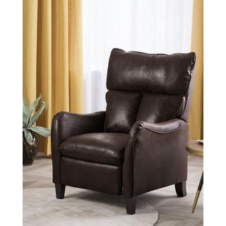 Beliani Fauteuil en Cuir PU Rétro ROYSTON  