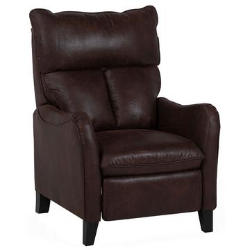 Fauteuil en Cuir PU Rétro ROYSTON