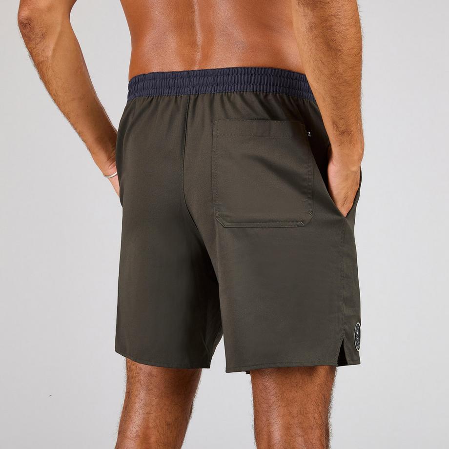 DECATHLON BS100L Boardshorts mit Blumenmuster  
