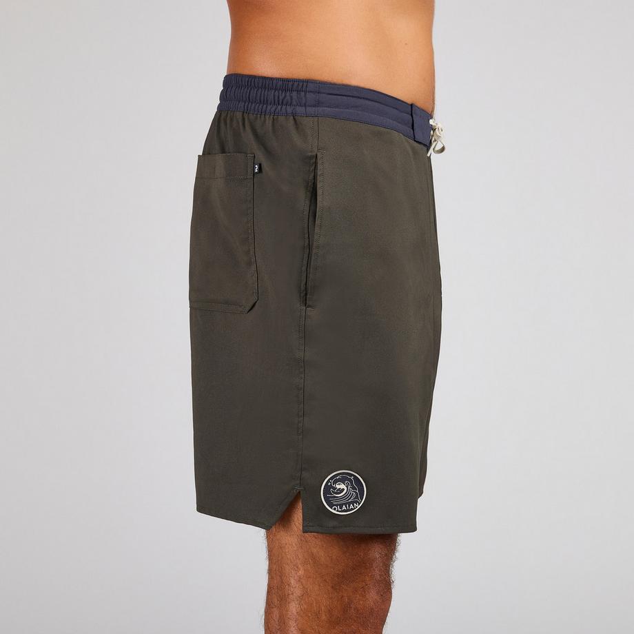 DECATHLON BS100L Boardshorts mit Blumenmuster  