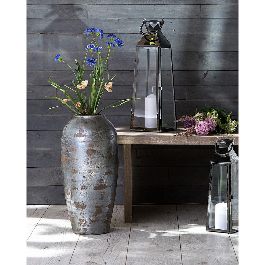 Beliani Vase décoratif en Terre cuite Industriel LORCA  