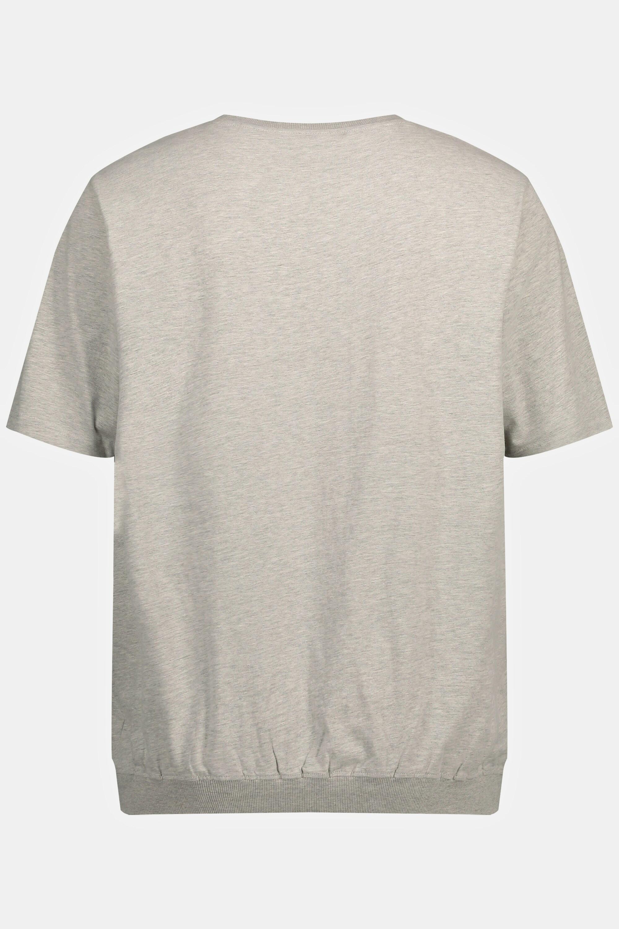 JP1880  Maglia basic con taglio speciale per l'addome e mezze maniche, disponibile fino dalla tg XXL alla tg. 10XL 