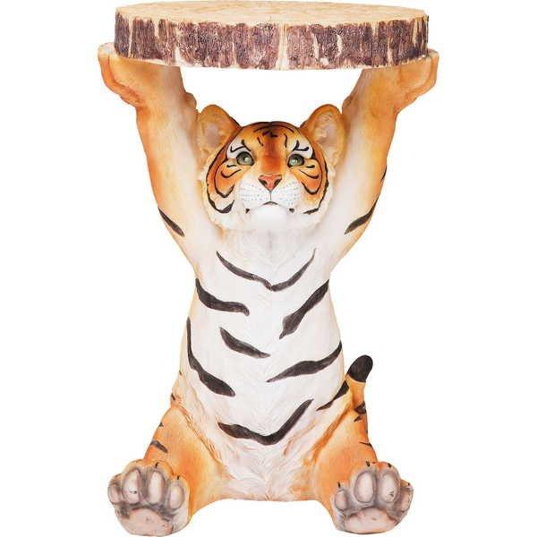 KARE Design Table d'appoint Animal Tigre Ø35cm  