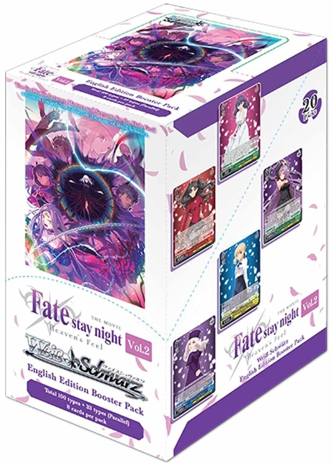 Image of Fate/stay night Heavens Feel Vol. 2 Booster Display - Weiss Schwarz TCG - EN