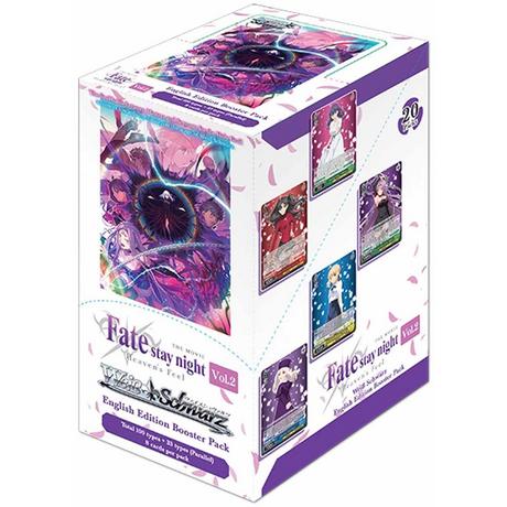 Bushiroad  Fate/stay night Heavens Feel Vol. 2 Booster Display - Weiss Schwarz TCG - EN 