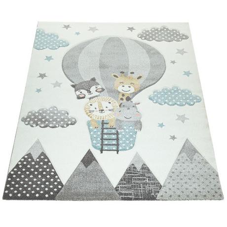 Paco Home Tapis pour enfants Balloon 3D Balloon  