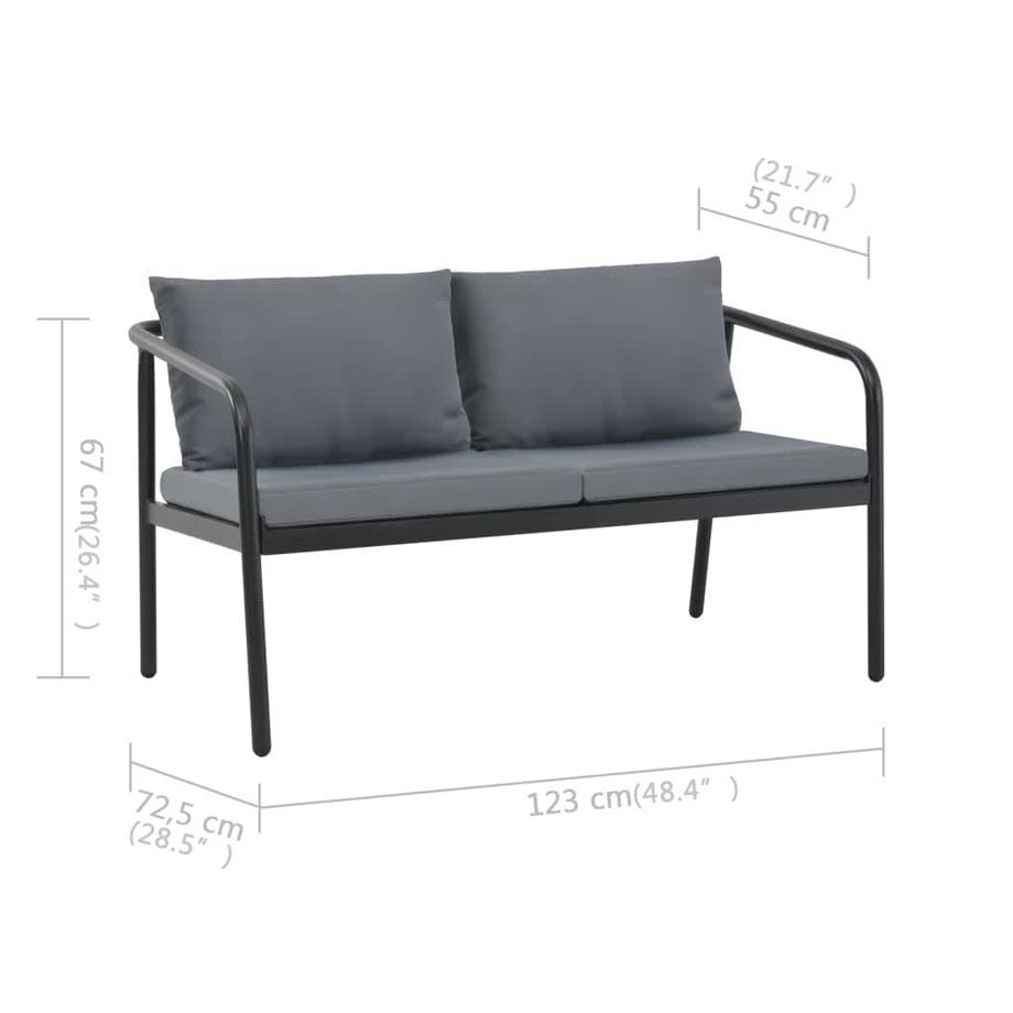 VidaXL Sofa metall  
