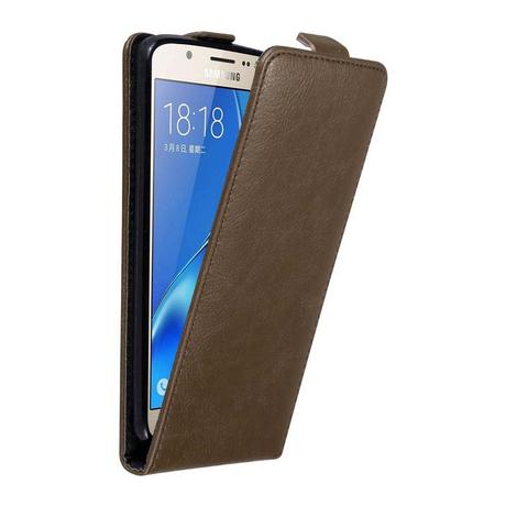 Cadorabo  Housse compatible avec Samsung Galaxy J7 2016 - Coque de protection au design flip avec fermeture magnétique 