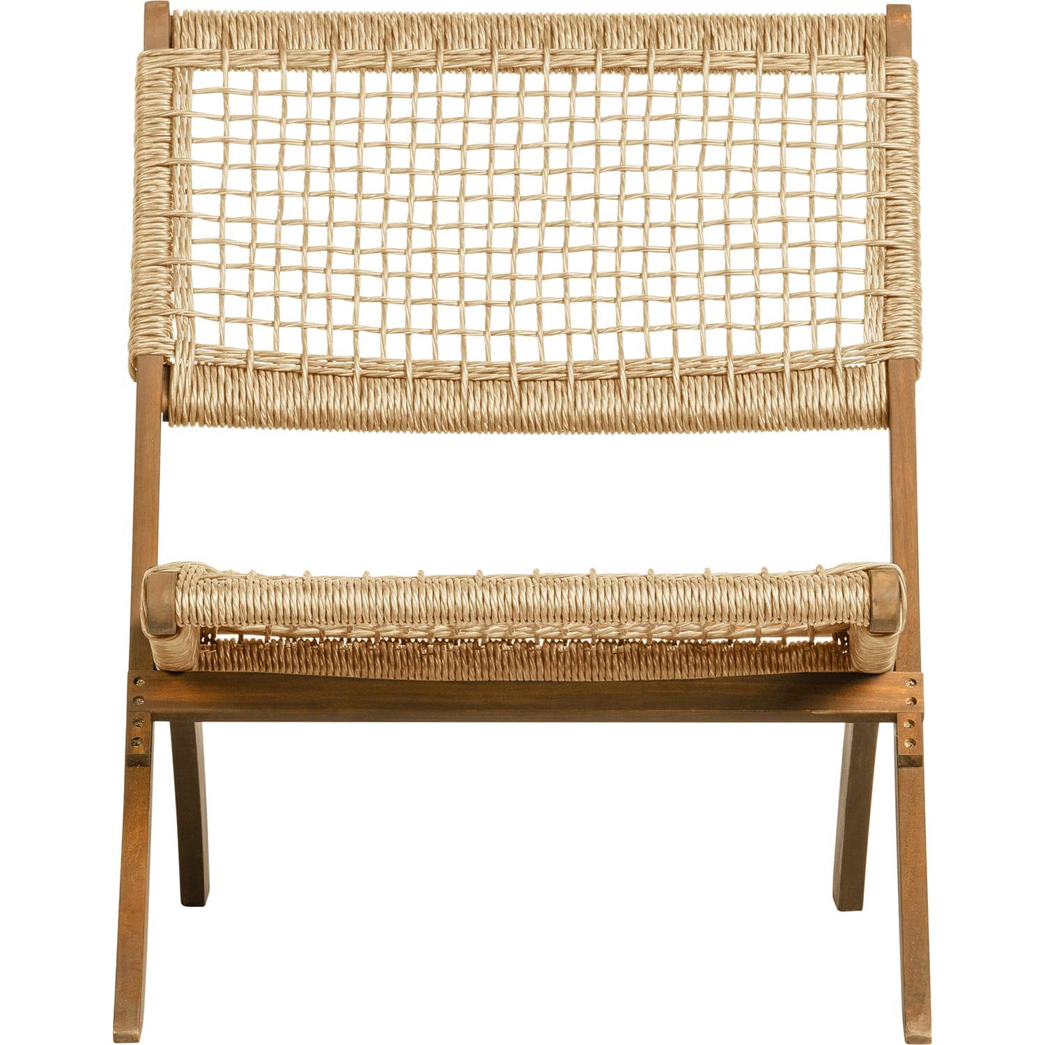 mutoni Chaise pliante Lois Raute, bois naturel  