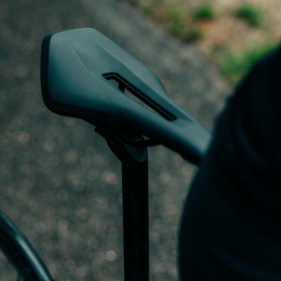 DECATHLON  Fahrradsattel - Unisex Fahrradsattel Rennrad MTB – Light 155 mm 