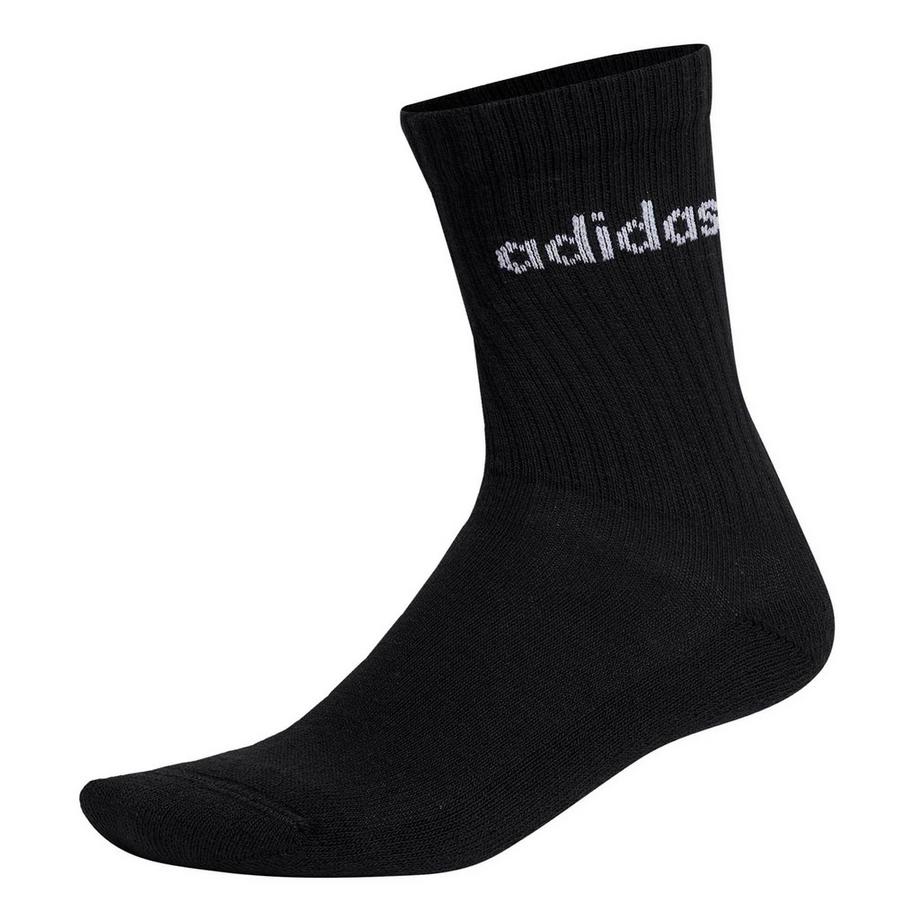 adidas Chaussettes Linear Crew Cushioned Lot de 6  