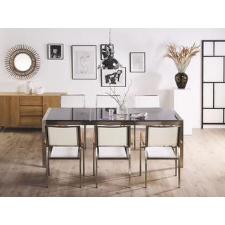 Beliani Tavolo da pranzo da giardino en Granito Industriale GROSSETO  