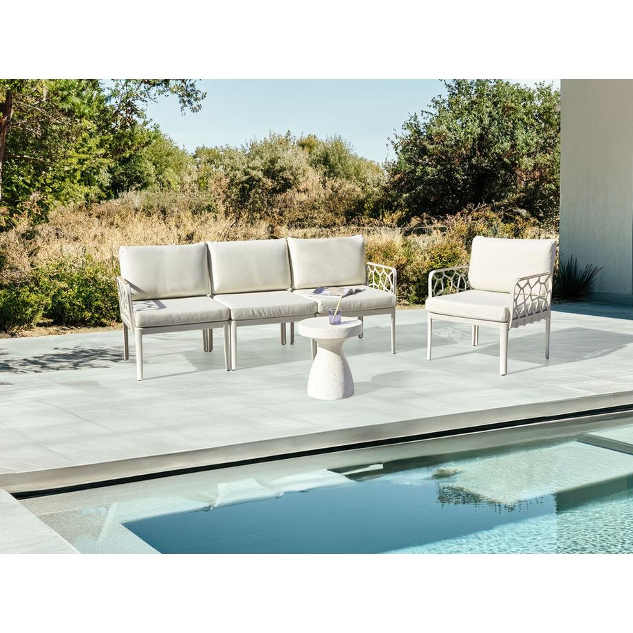 Beliani Set lounge pour jardin en Polypropylène Moderne ERICHE  