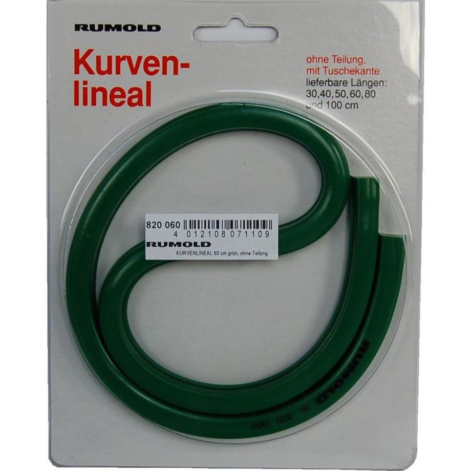 RUMOLD  RUMOLD Kurvenlineal 60cm 820060 grün 