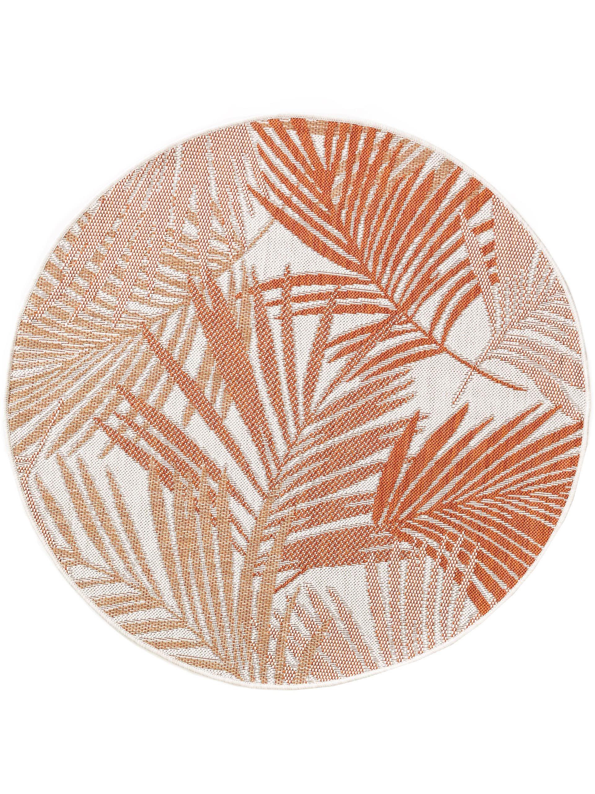 Image of In- & Outdoor-Teppich rund Cleo Orange In- & Outdoor-Teppich rund Cleo Orange