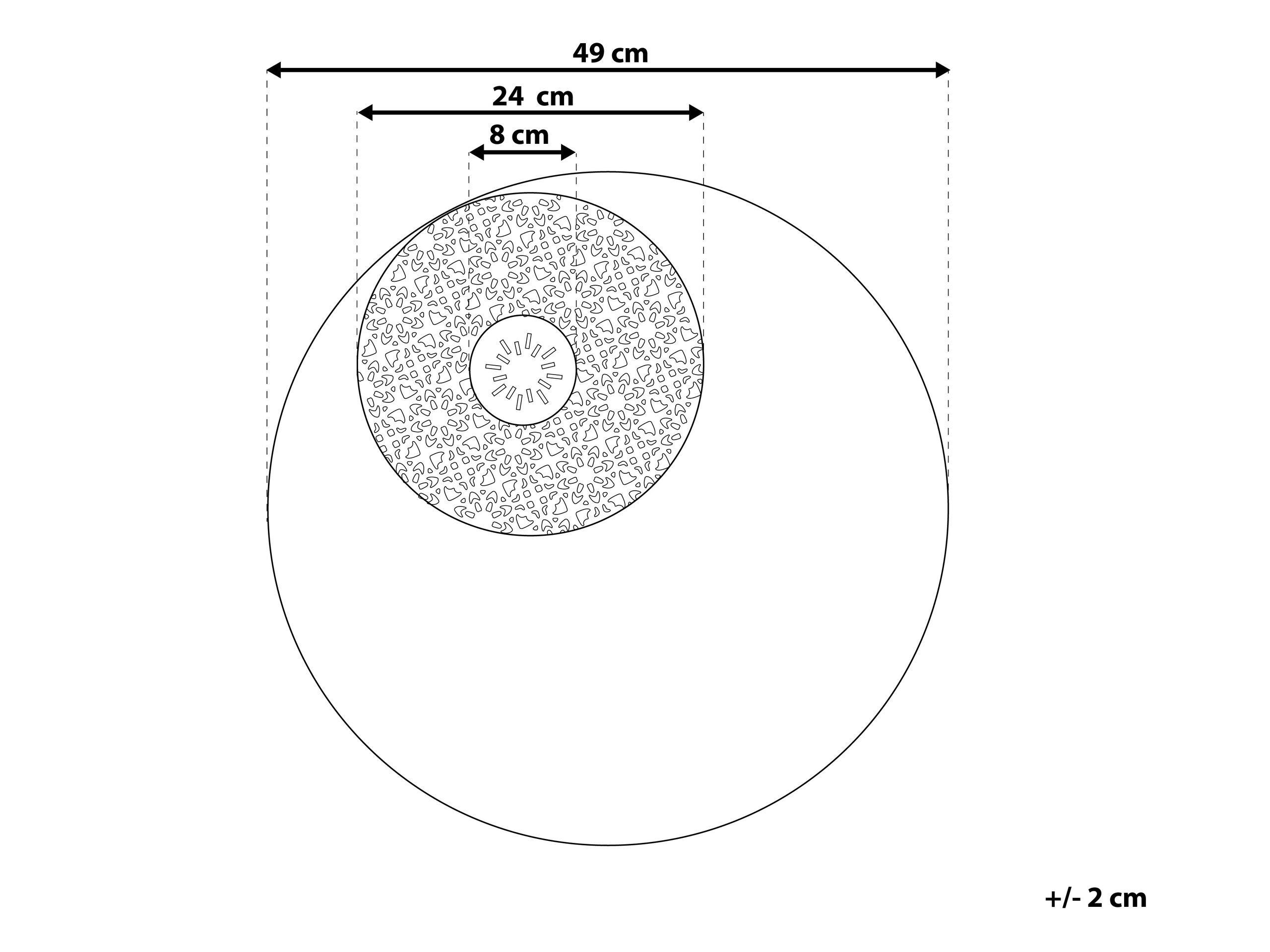 Beliani Decorazione da parete en Metallo Moderno RUBIDIUM  