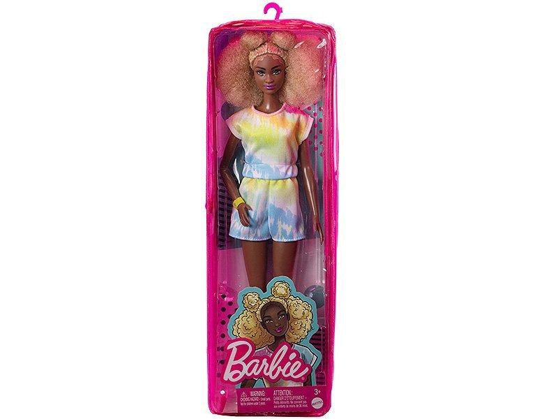 Barbie  Fashionistas Puppe Multi-Color Tie-Dye Romper 