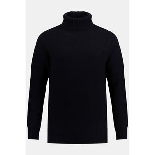 JP1880  Rollkragen-Pullover, Strukturstrick 