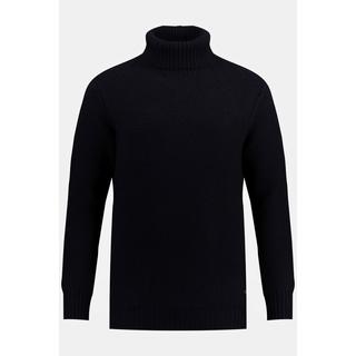 JP1880  Rollkragen-Pullover, Strukturstrick 