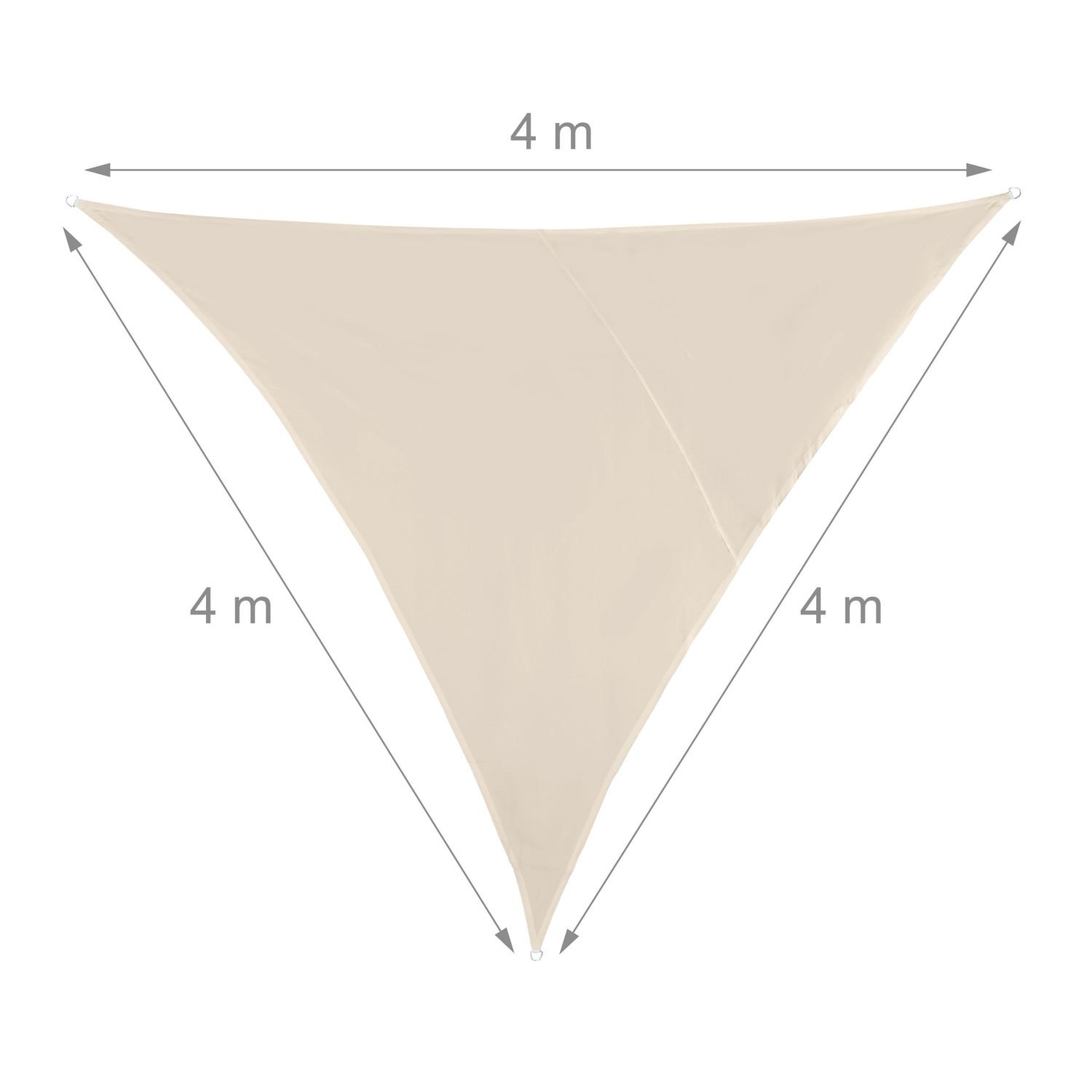 B2X Voile d'ombrage triangulaire beige  