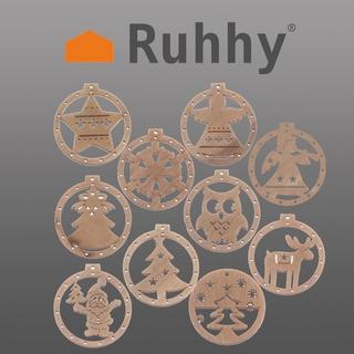 Ruhhy Holzkugeln - 10 Stk  