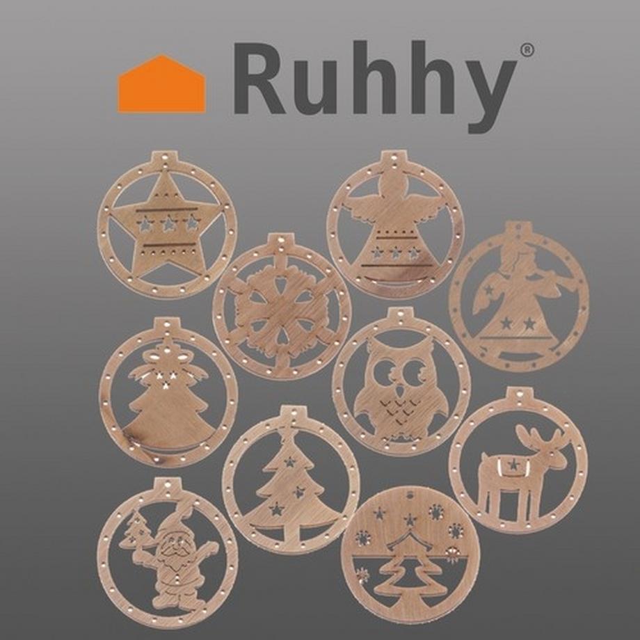 Ruhhy Holzkugeln - 10 Stk  