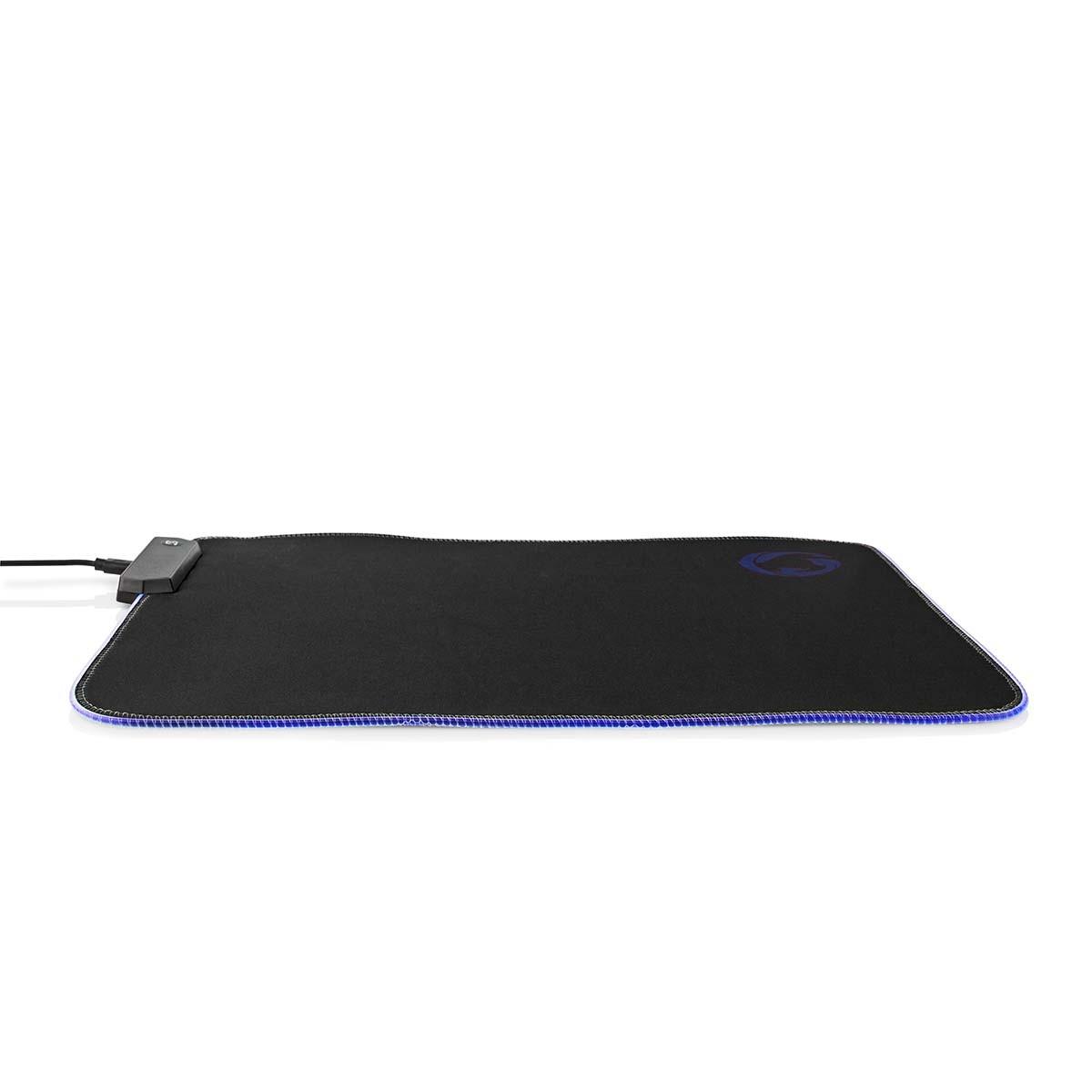 Nedis  Mousepad da gioco | Gomma / Microfibra | Nero 