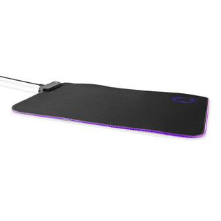 Nedis  Mousepad da gioco | Gomma / Microfibra | Nero 