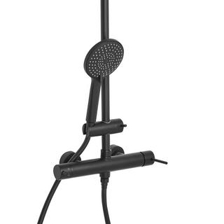 Beliani Duschsystem mit Mischbatterie und Regenbrause aus Messing Modern PUYEHUE  