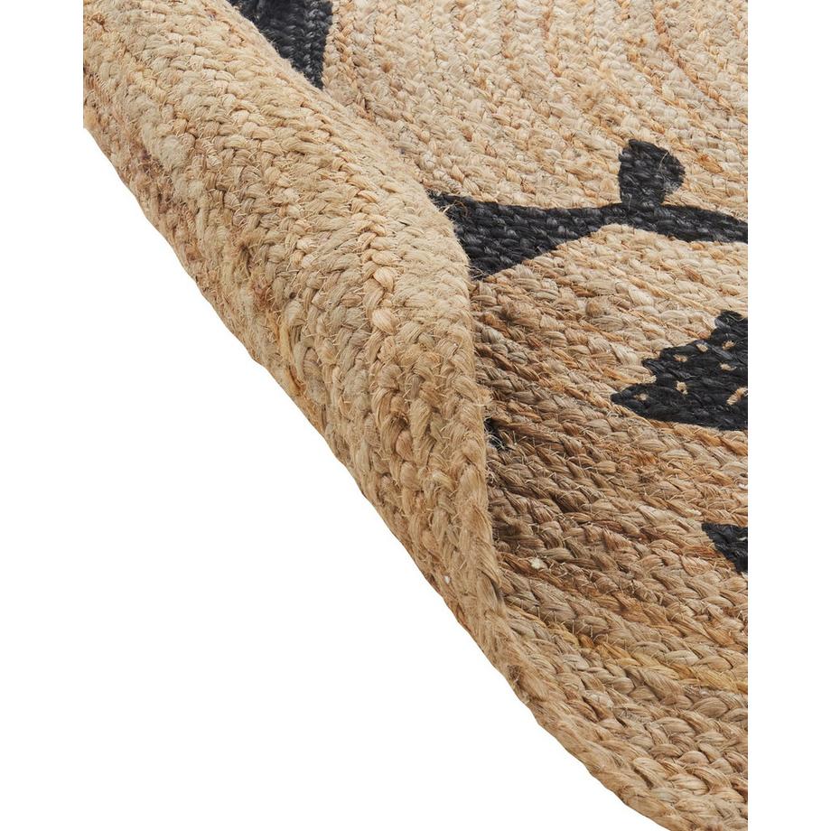 Beliani Tappeto per bambini en Iuta Boho EARTH  