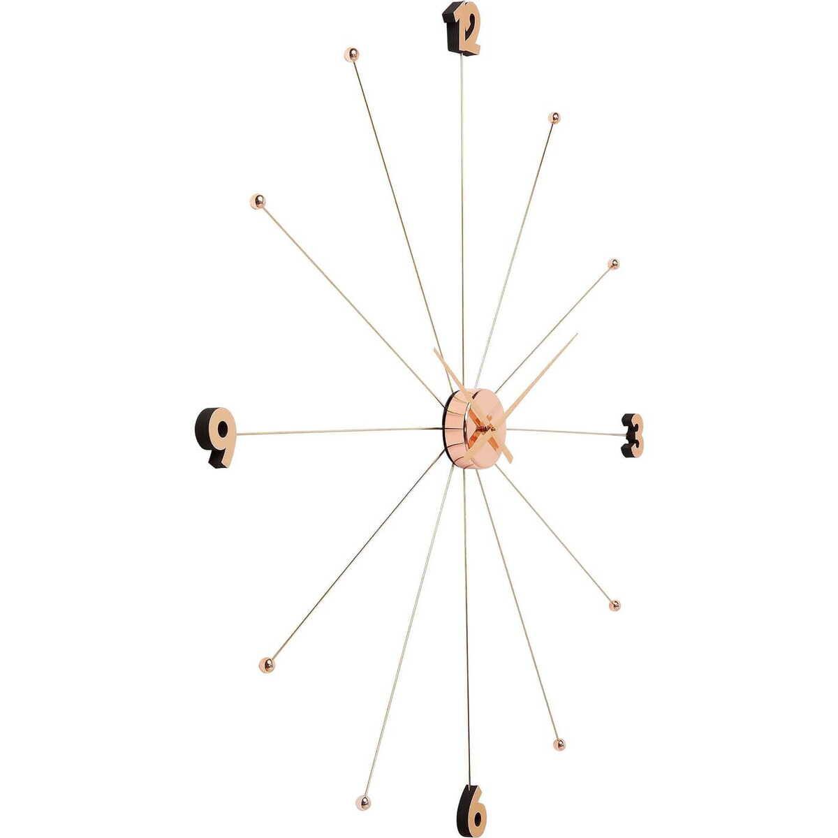 KARE Design Wanduhr Like Umbrella Rosegold  