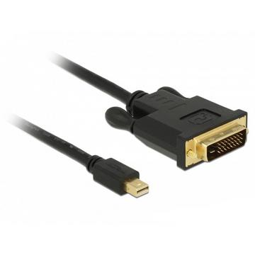 DeLOCK 83989 câble vidéo et adaptateur 2 m Mini DisplayPort DVI-D Noir